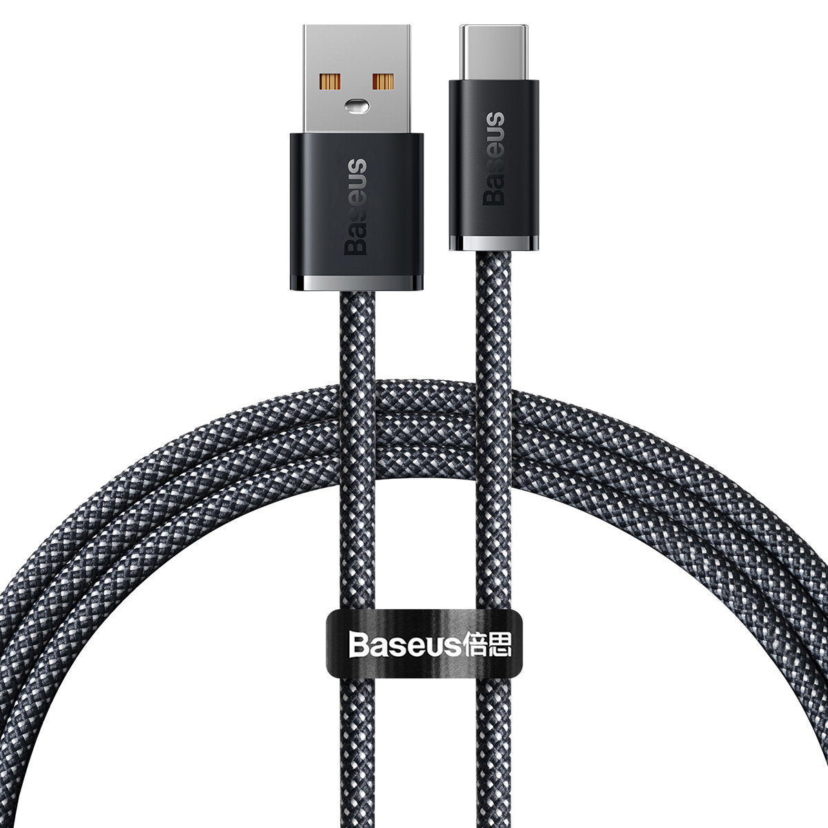 Data- og opladningskabel USB-A - USB-C Baseus Dynamic Series, 100W, 1m, grå CALD000616