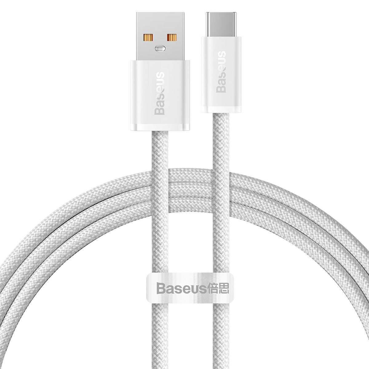 Data- og opladningskabel USB-A - USB-C Baseus Dynamic Series, 100W, 1m, Hvid CALD000602