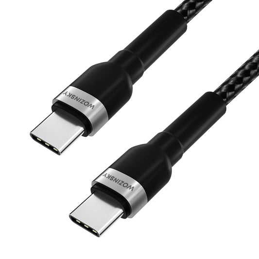 USB-C Data- og Opladningskabel - USB-C WZK WNBCC2, 65W, 2m, Sort