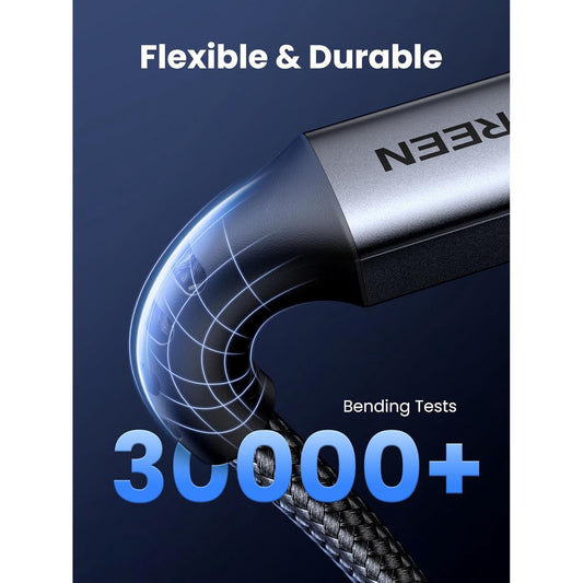 USB-C data- og opladningskabel - USB-C UGREEN US567, 60W, 1m, grå