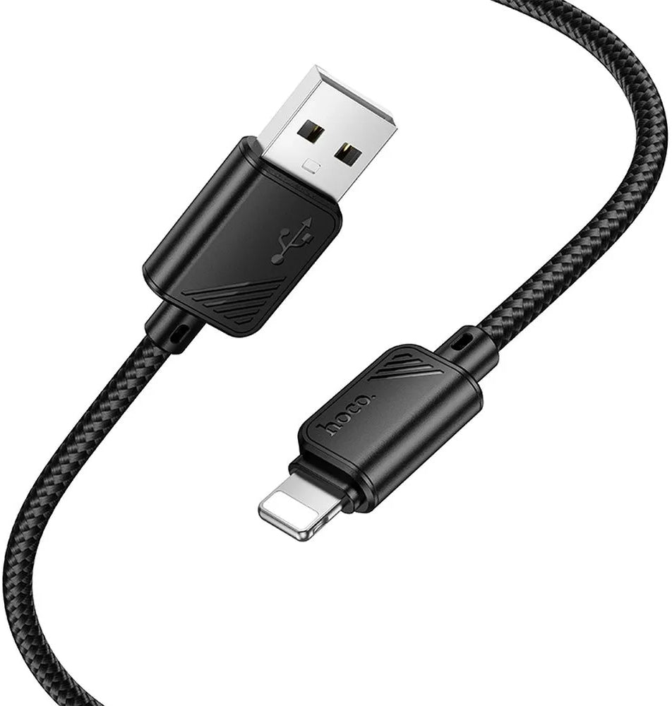 Data- og opladningskabel USB-A - Lightning HOCO X113, 18W, 1m, Sort