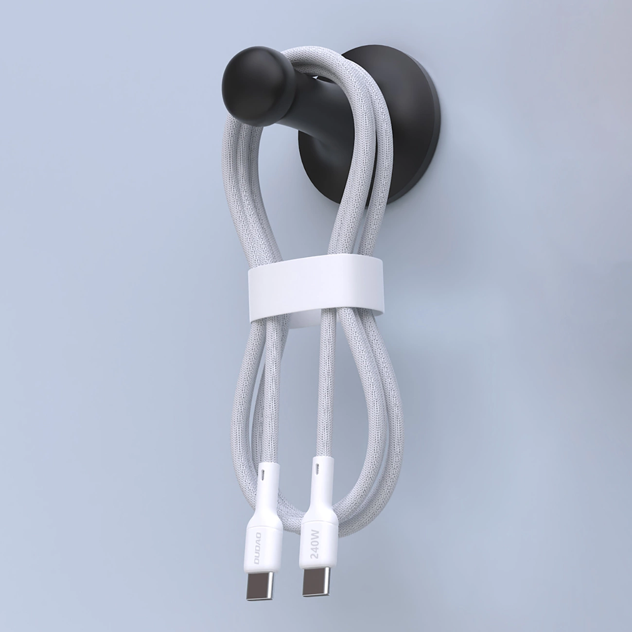 Data- og opladningskabel USB-C - USB-C Dudao L9C Max, 240W, 2m, Hvid