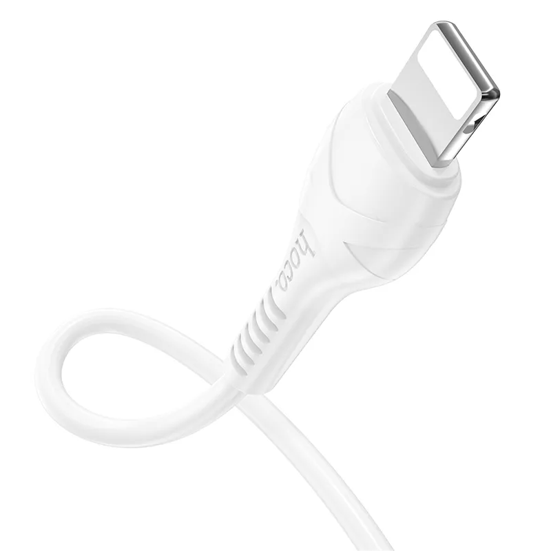 Data- og opladningskabel USB-C - Lightning HOCO X37, 27W, 1m, Hvid