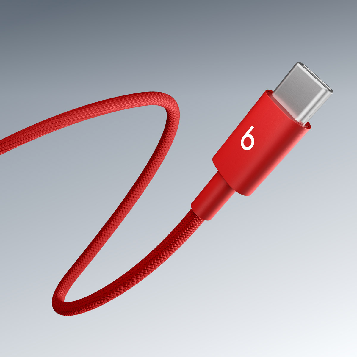 USB-C data- og opladningskabel - USB-C Beats, 1,5 m, Rød MDGF4ZM/A
