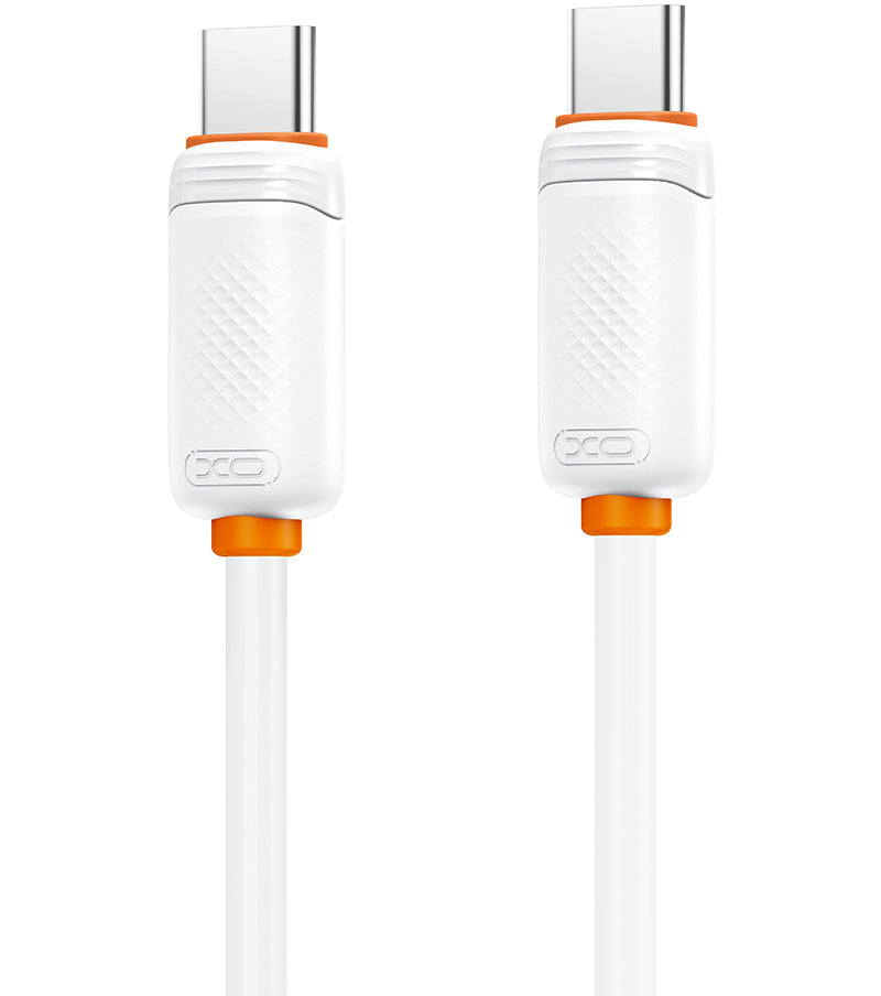 USB-C Data- og Opladningskabel - USB-C XO Design NB-Q302B, 60W, 1m, Hvid
