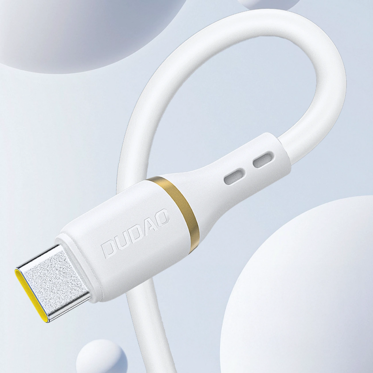 USB-A til Lightning data- og opladningskabel Dudao L25L, 30W, 1m, hvid