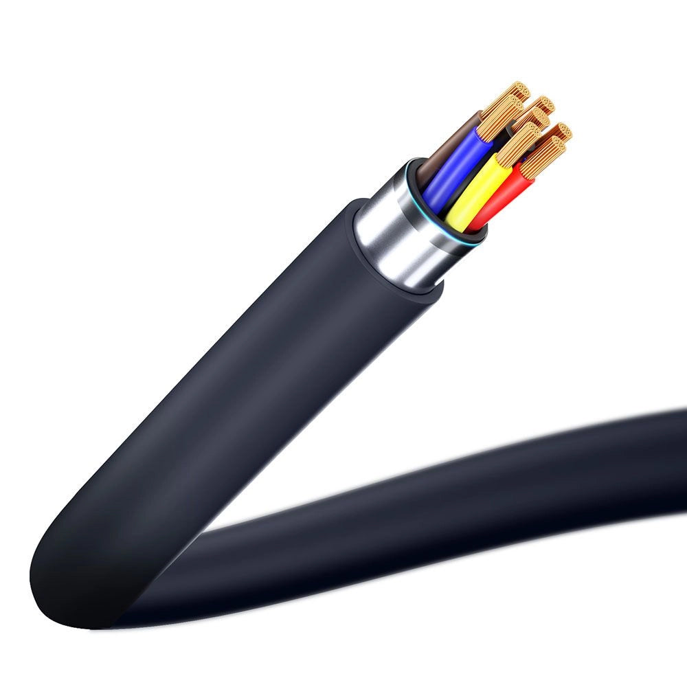USB-C Data- og Opladningskabel - USB-C 3MK Hyper, 100W, 1.2m, Sort
