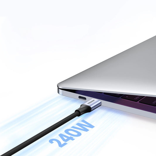 USB-C data- og opladerkabel - USB-C UGREEN US535, 240W, 2m, grå