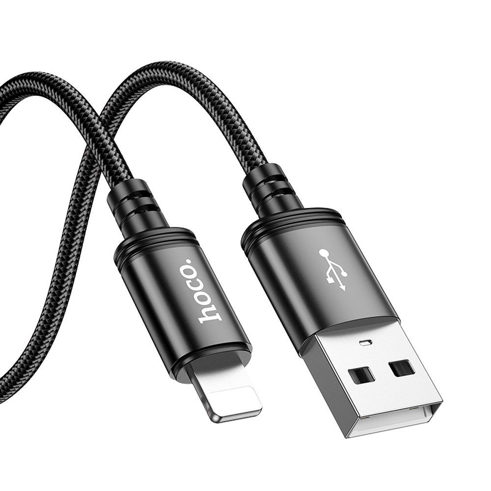 Data- og opladningskabel USB-A - Lightning HOCO X89, 18W, 2m, Sort
