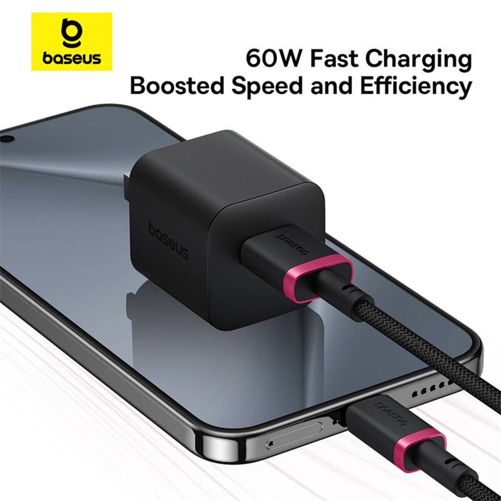 USB-A to USB-C Data and Charging Cable Baseus Dura Series, 60W, 1m, Red P10377802U01-01