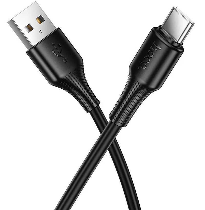 Data- og opladningskabel USB-A - USB-C HOCO X120, 60W, 1m, Sort