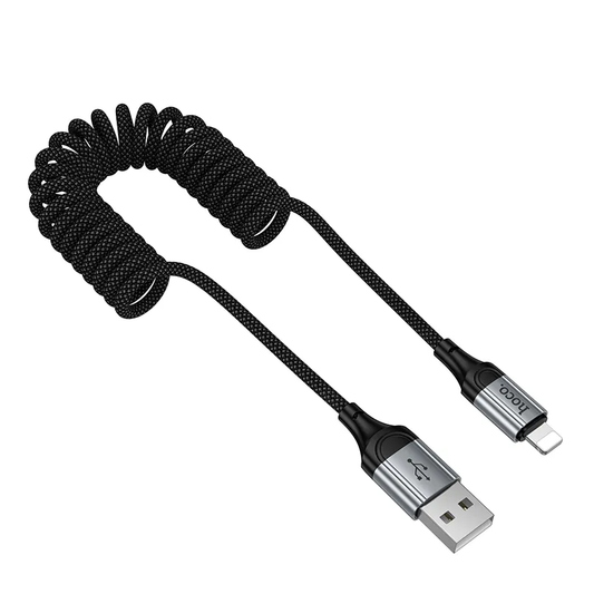 USB-A - Lightning Data og Opladningskabel HOCO X121, 27W, 1.5m, Sort