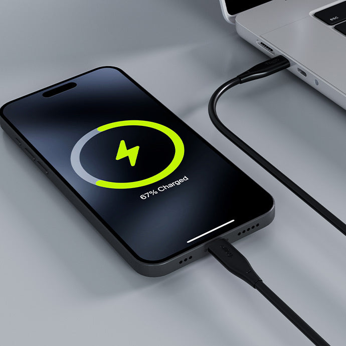 USB-C Data og Opladningskabel - USB-C Allity. AUC-02, 100W, 2m, Sort