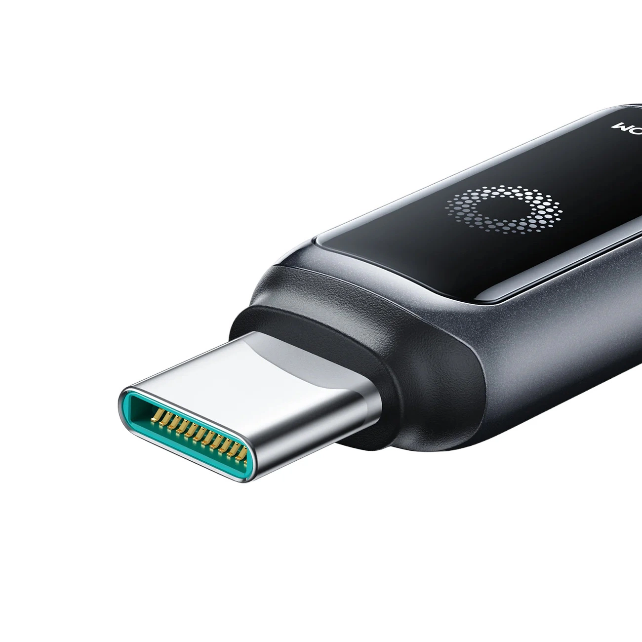 Data- og opladningskabel USB-A - USB-C Joyroom S-A55 StarFlight Display, 66W, 1.2m, Sort
