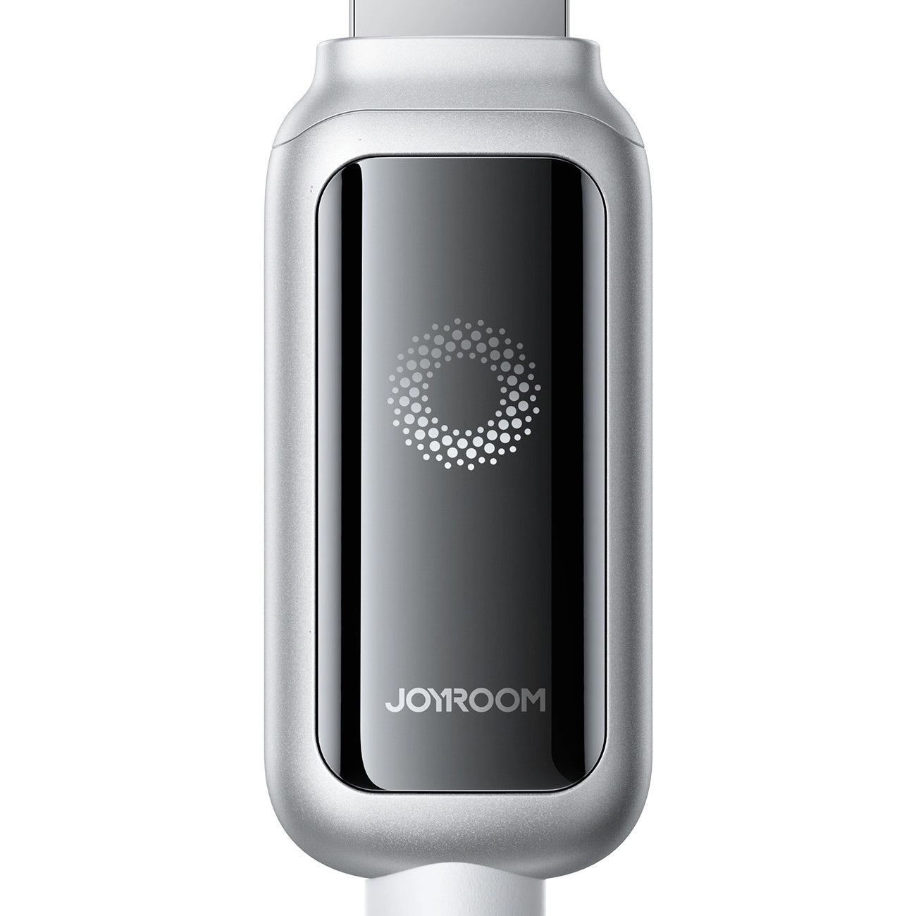 USB-C Data- og Opladningskabel - USB-C Joyroom S-A55 StarFlight Display, 100W, 1.2m, Hvid