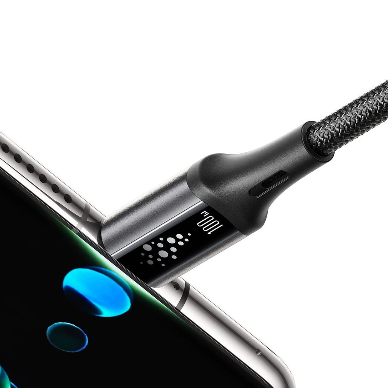 USB-C data- og opladningskabel - USB-C Joyroom S-A60 StarTalk, 100W, 1.2m, Sort