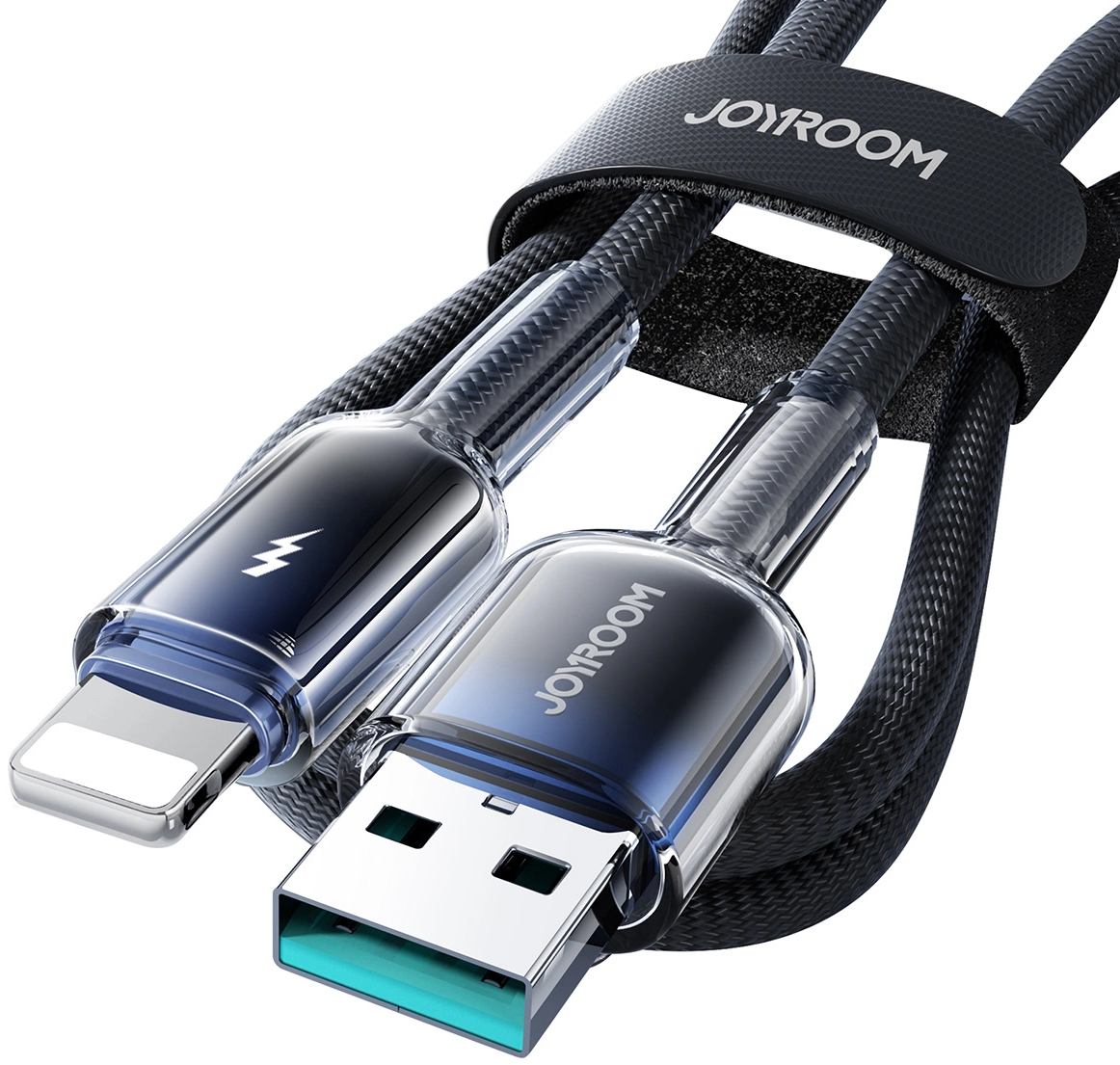 USB-A til Lightning data- og opladningskabel Joyroom S-A42, 18W, 1,2m, sort