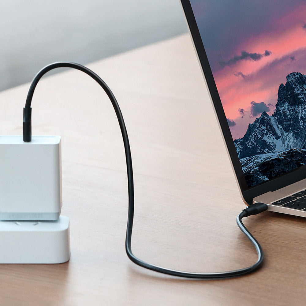 USB-C data- og opladningskabel - USB-C UGREEN US286, 60W, 2m, Sort