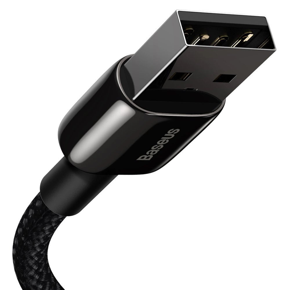 Data- og opladningskabel USB-A - Lightning Baseus Tungsten Gold, 20W, 1m, sort CALWJ-01