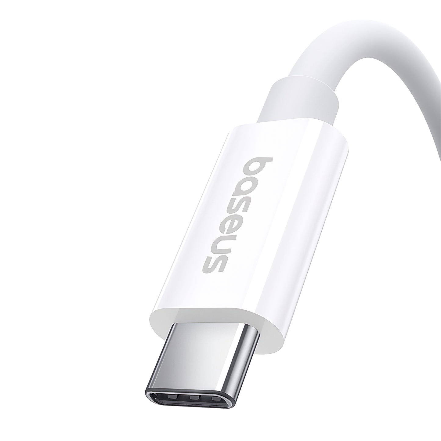 USB-C data- og opladningskabel - USB-C Baseus Superior Series 2, 240W, 1m, hvid P10365200211-02