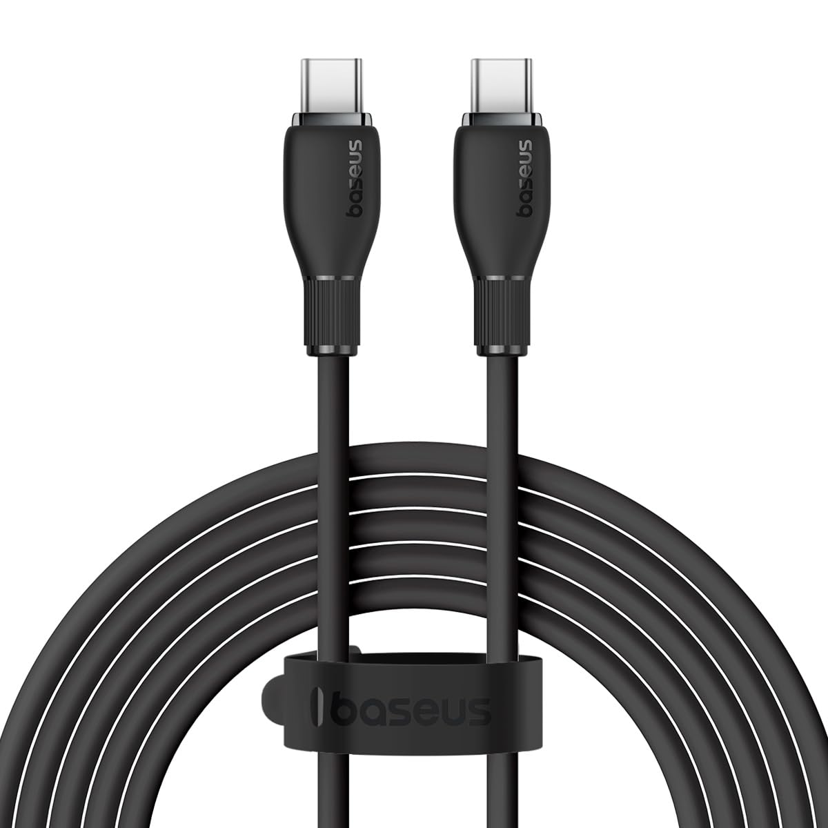 Data- og opladningskabel USB-C - USB-C Baseus Pudding, 100W, 1.2m, Sort P10355702111-00