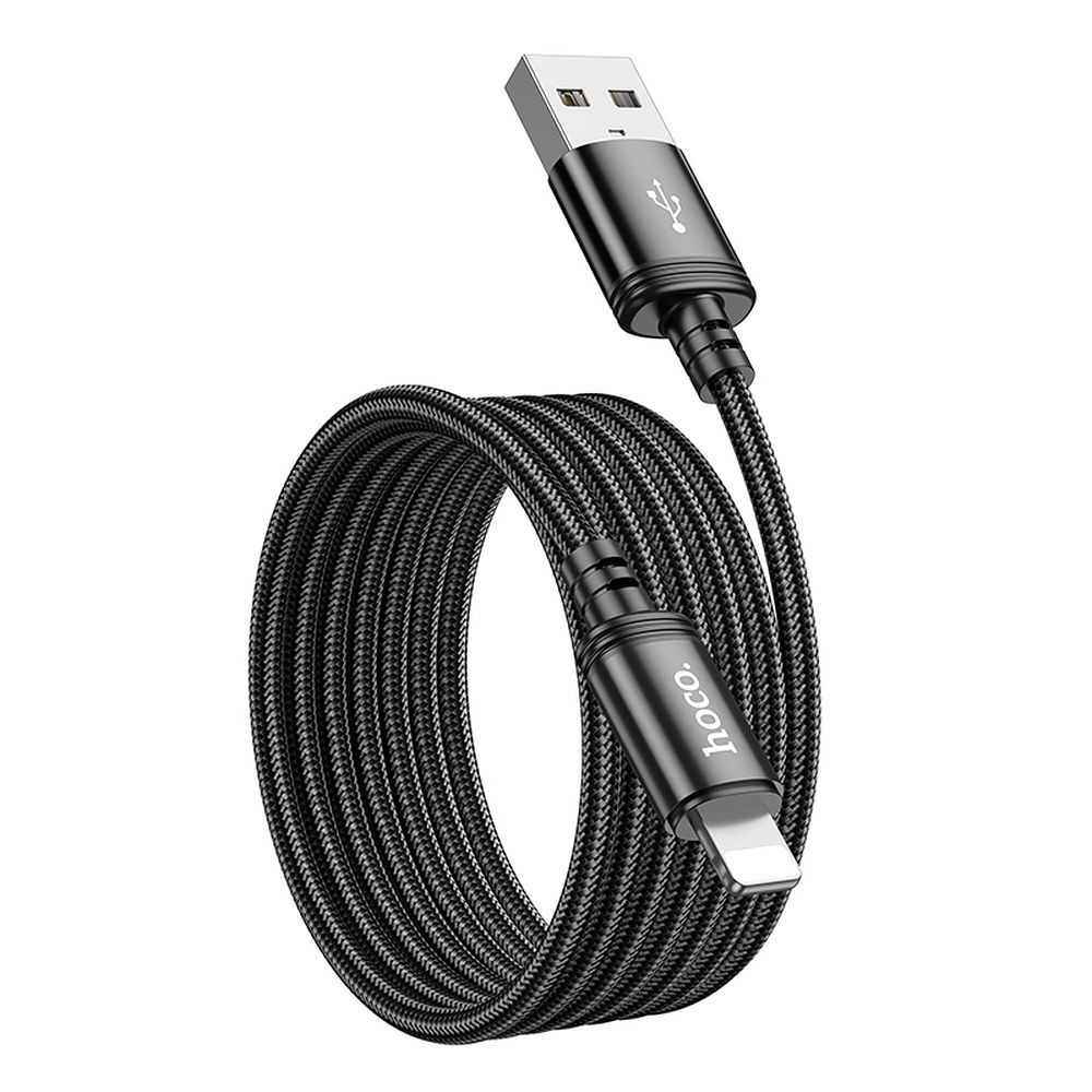Data- og opladningskabel USB-A - Lightning HOCO X89, 18W, 2m, Sort