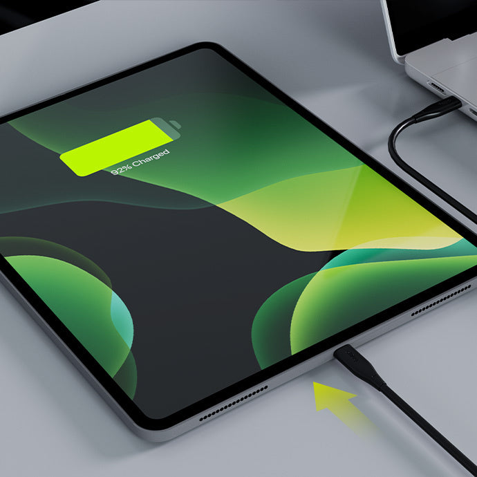 USB-C Data og Opladningskabel - USB-C Allity. AUC-02, 100W, 2m, Sort