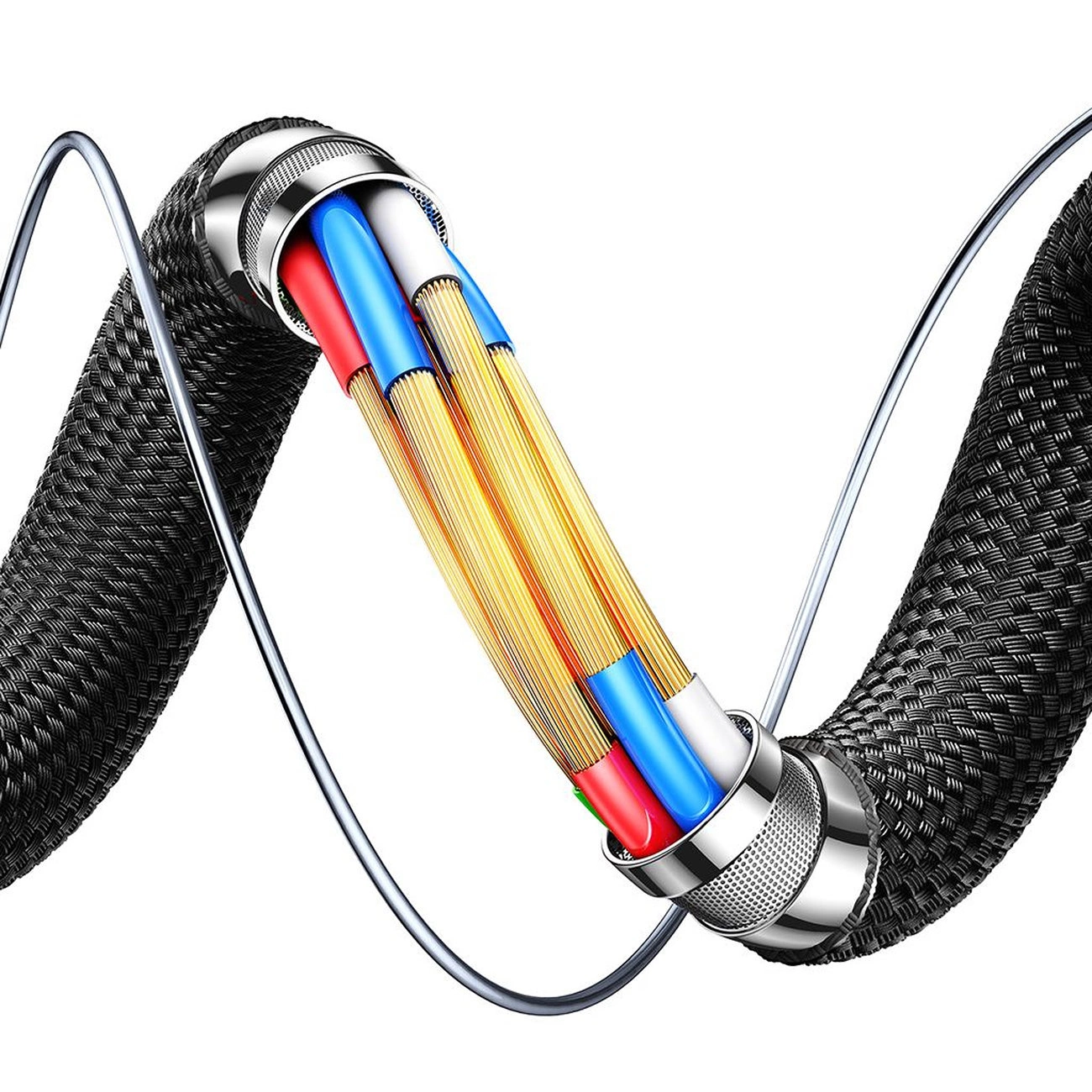 USB-C data- og opladningskabel - USB-C Joyroom S-A60 StarTalk, 100W, 1.2m, Sort