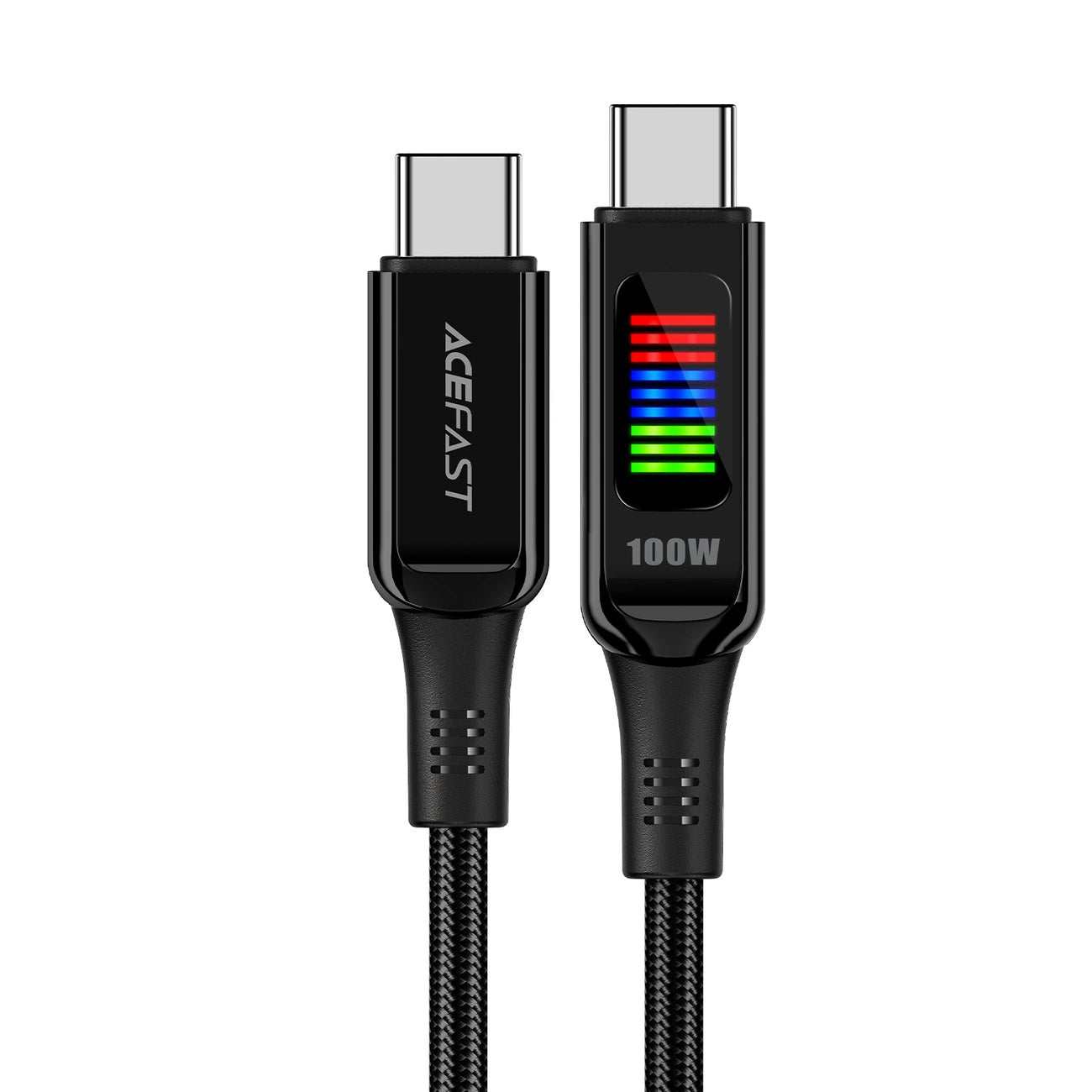 Data- og opladningskabel USB-C - USB-C Acefast C7-03, 100W, 1,2m, Sort