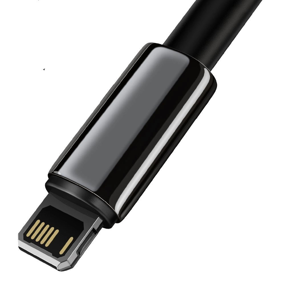 Data- og opladningskabel USB-A - Lightning Baseus Tungsten Gold, 20W, 1m, sort CALWJ-01