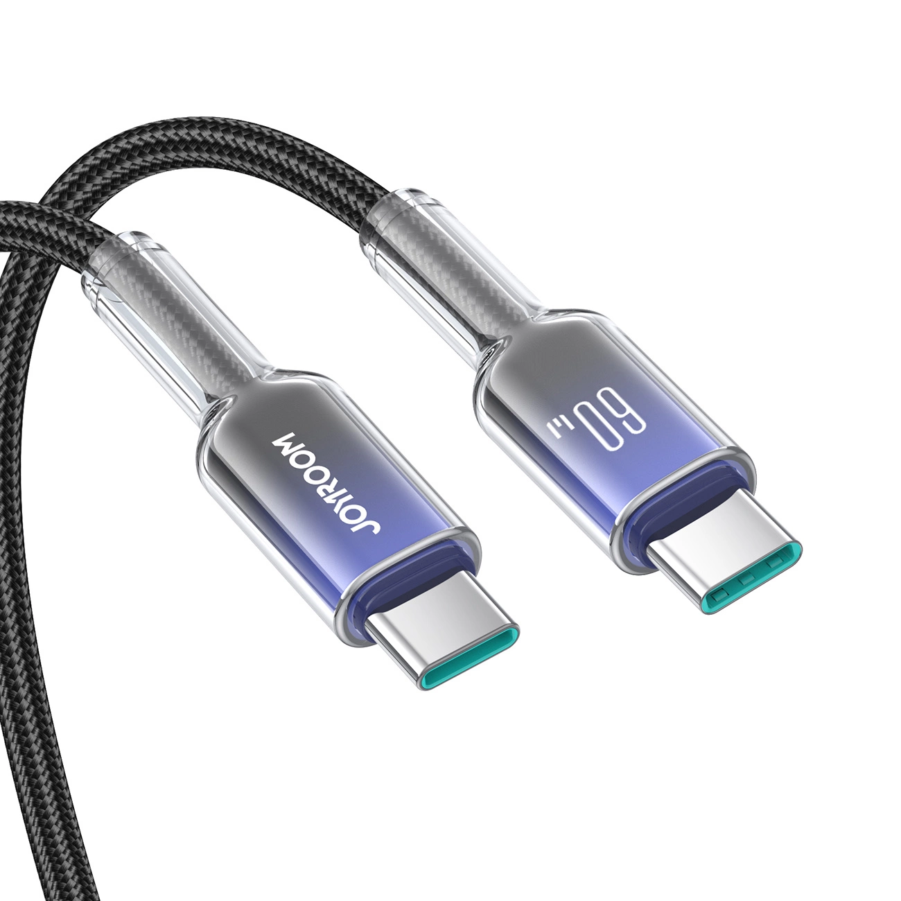 USB-C data- og opladningskabel - USB-C Joyroom S-A42, 60W, 1,2 m, Sort
