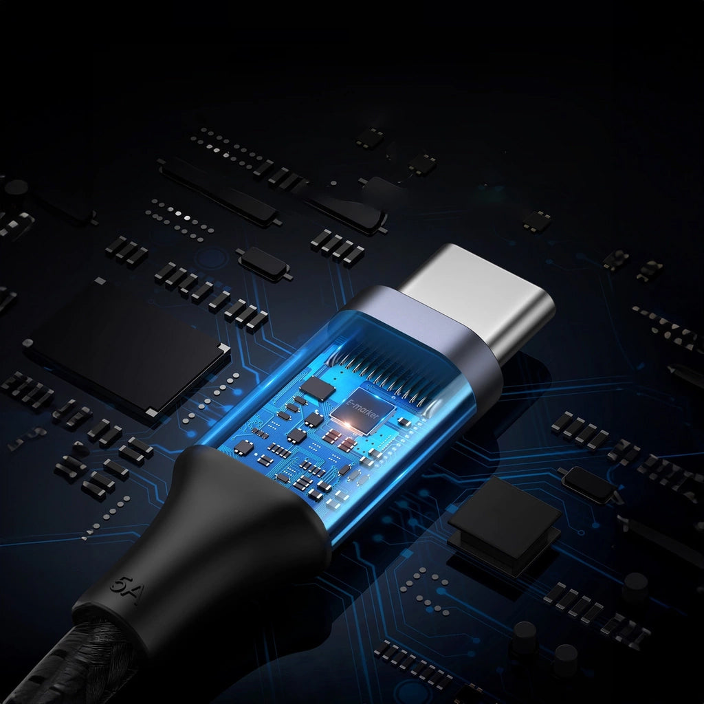Data- og opladningskabel USB-C - USB-C UGREEN US316, 100W, 0,5m, Grå