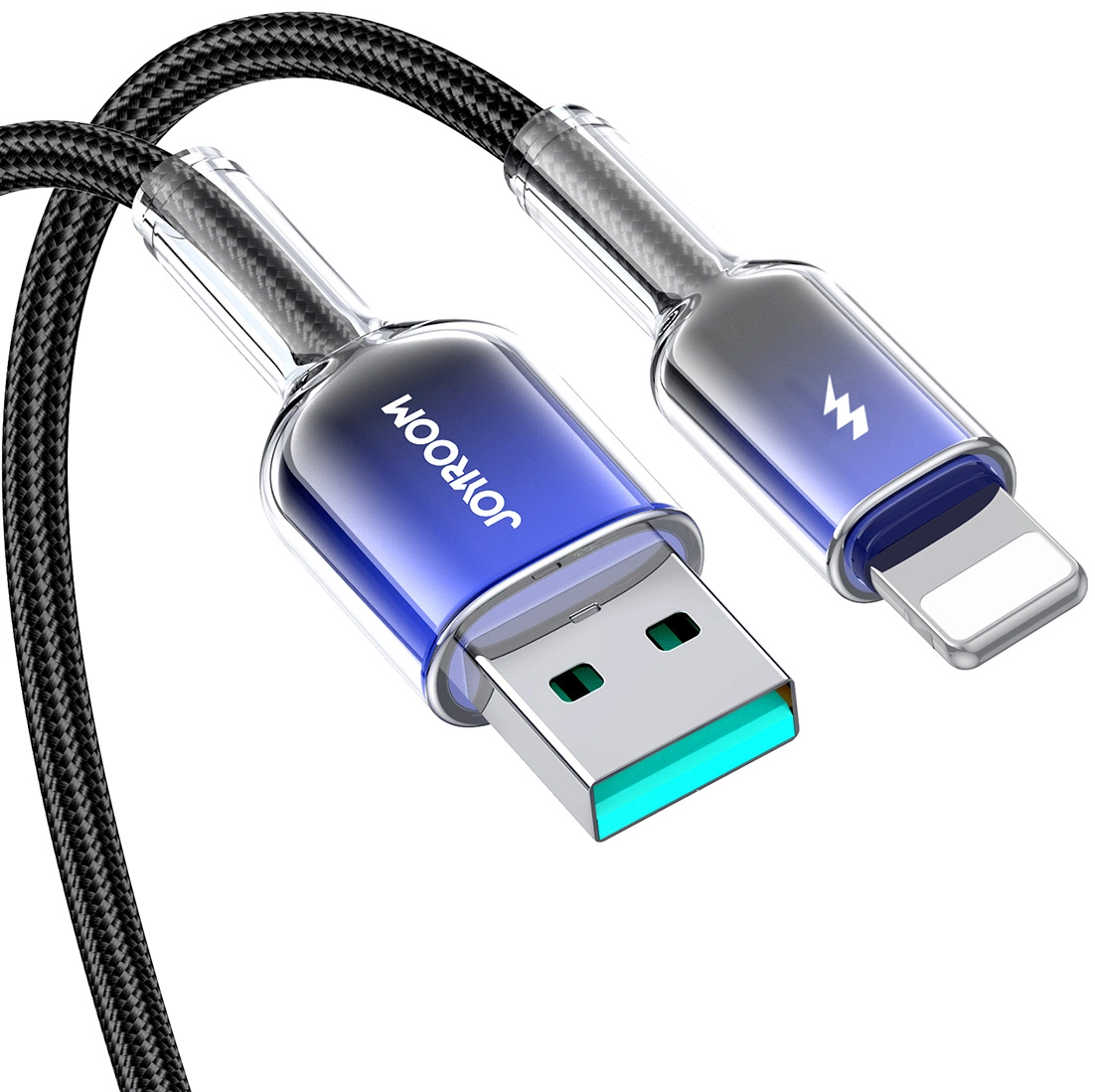 USB-A til Lightning data- og opladningskabel Joyroom S-A42, 18W, 1,2m, sort