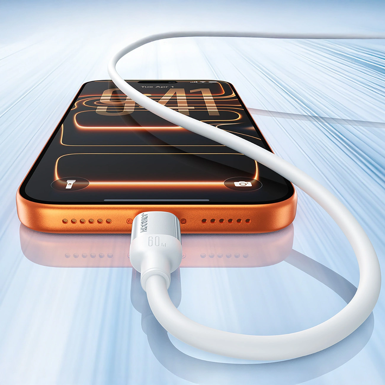 USB-A til USB-C data- og opladningskabel Joyroom S-A62 Lively, 18W, 1,2m, hvid