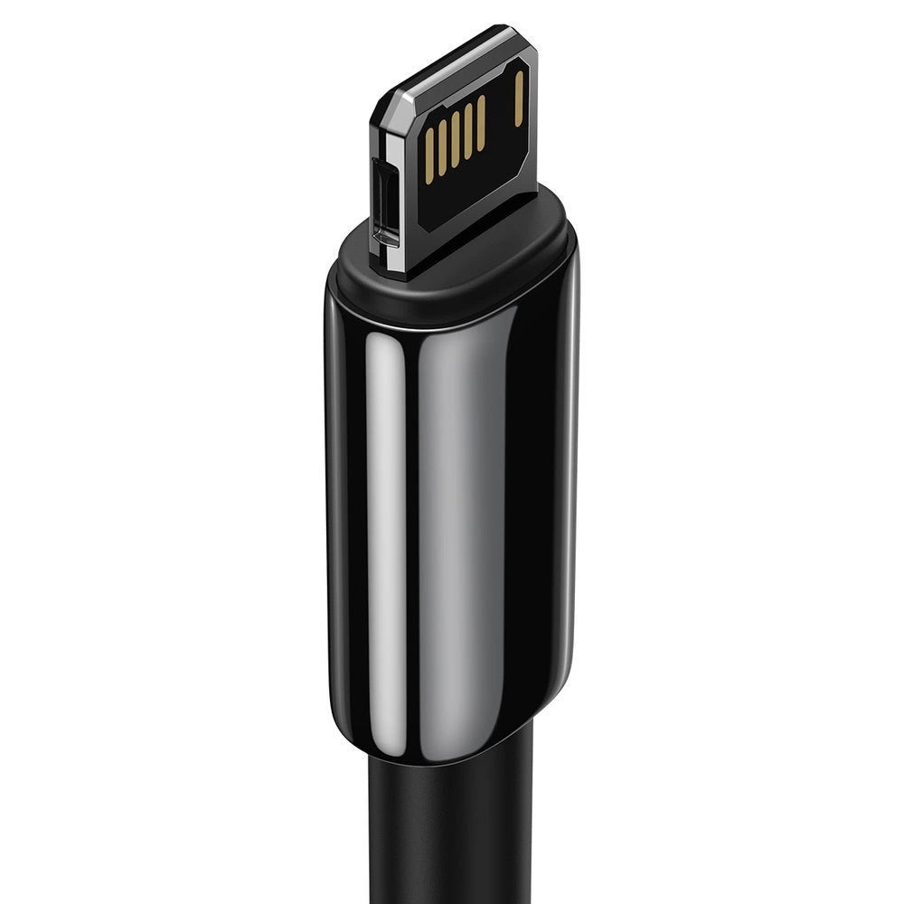 Data- og opladningskabel USB-A - Lightning Baseus Tungsten Gold, 20W, 1m, sort CALWJ-01