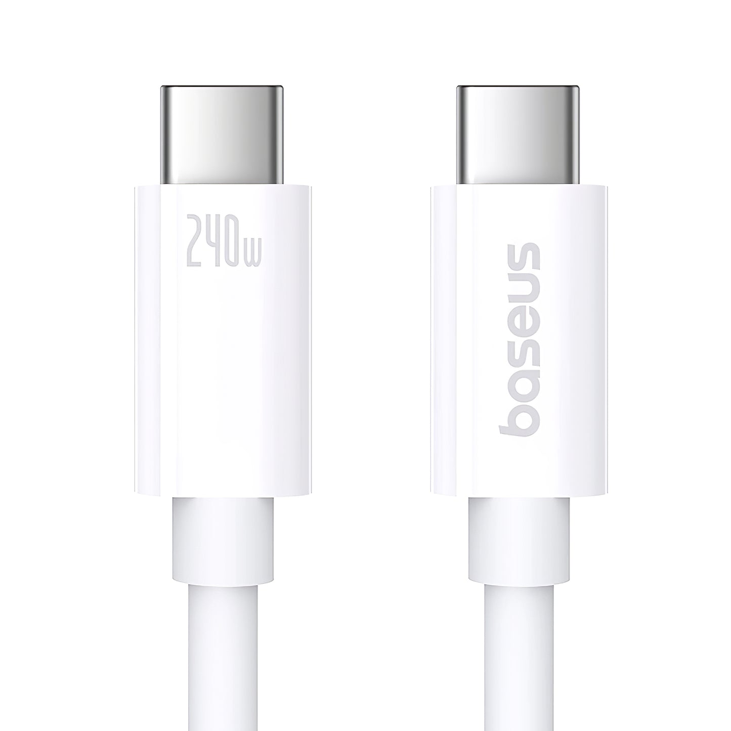 USB-C data- og opladningskabel - USB-C Baseus Superior Series 2, 240W, 1m, hvid P10365200211-02
