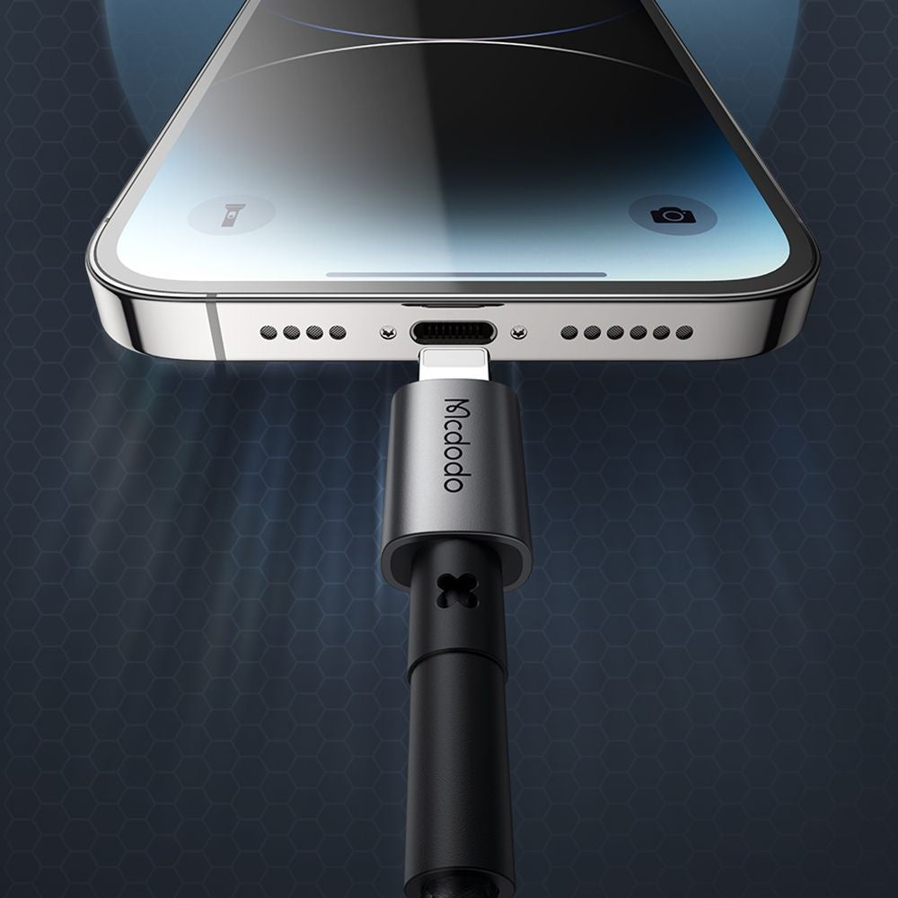 Data- og opladningskabel USB-A - Lightning McDodo CA-3580, 18W, 1.2m, Sort