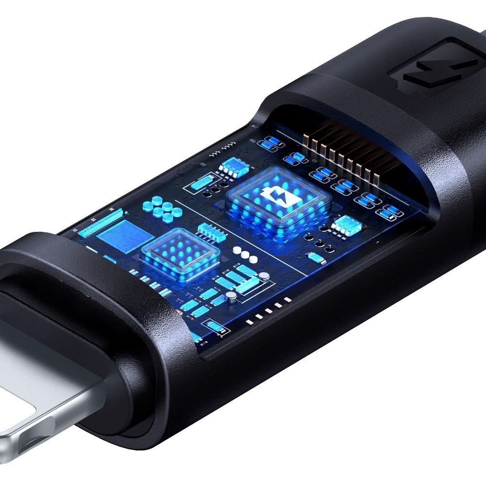 Data- og opladningskabel USB-A - Lightning McDodo CA-5000 Bat Display, 18W, 1.2m, Sort