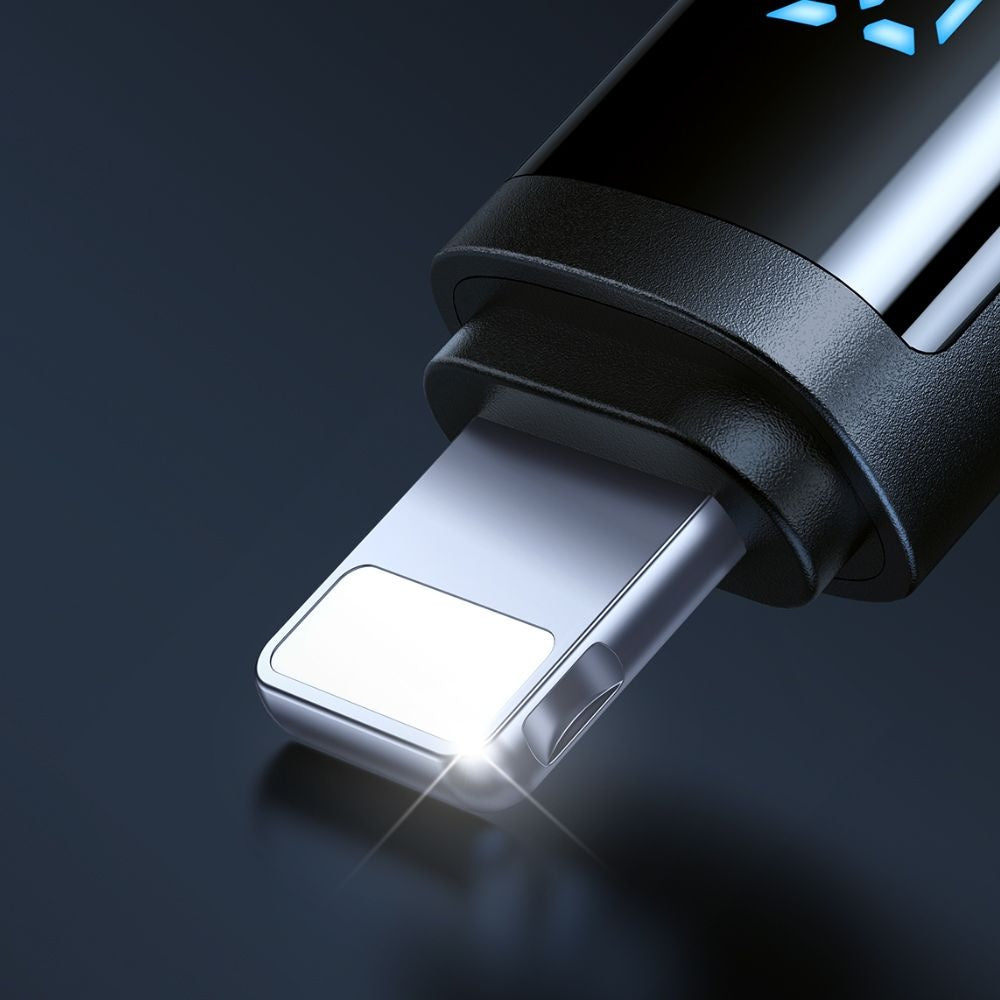 Data- og opladningskabel USB-A - Lightning McDodo CA-5000 Bat Display, 18W, 1.2m, Sort