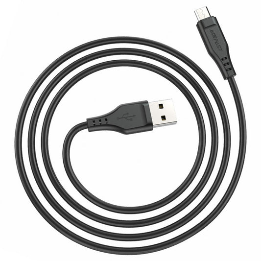 Data- og opladningskabel USB-A - microUSB Acefast C3-09, 18W, 1,2m, Hvid