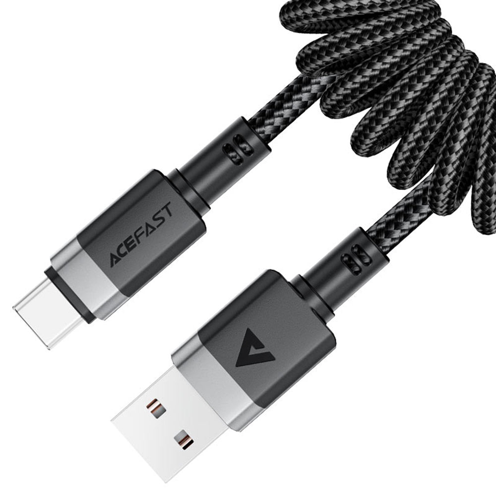 Data- og opladningskabel USB-A - USB-C Acefast C14-04, 18W, 1,2m, Sort