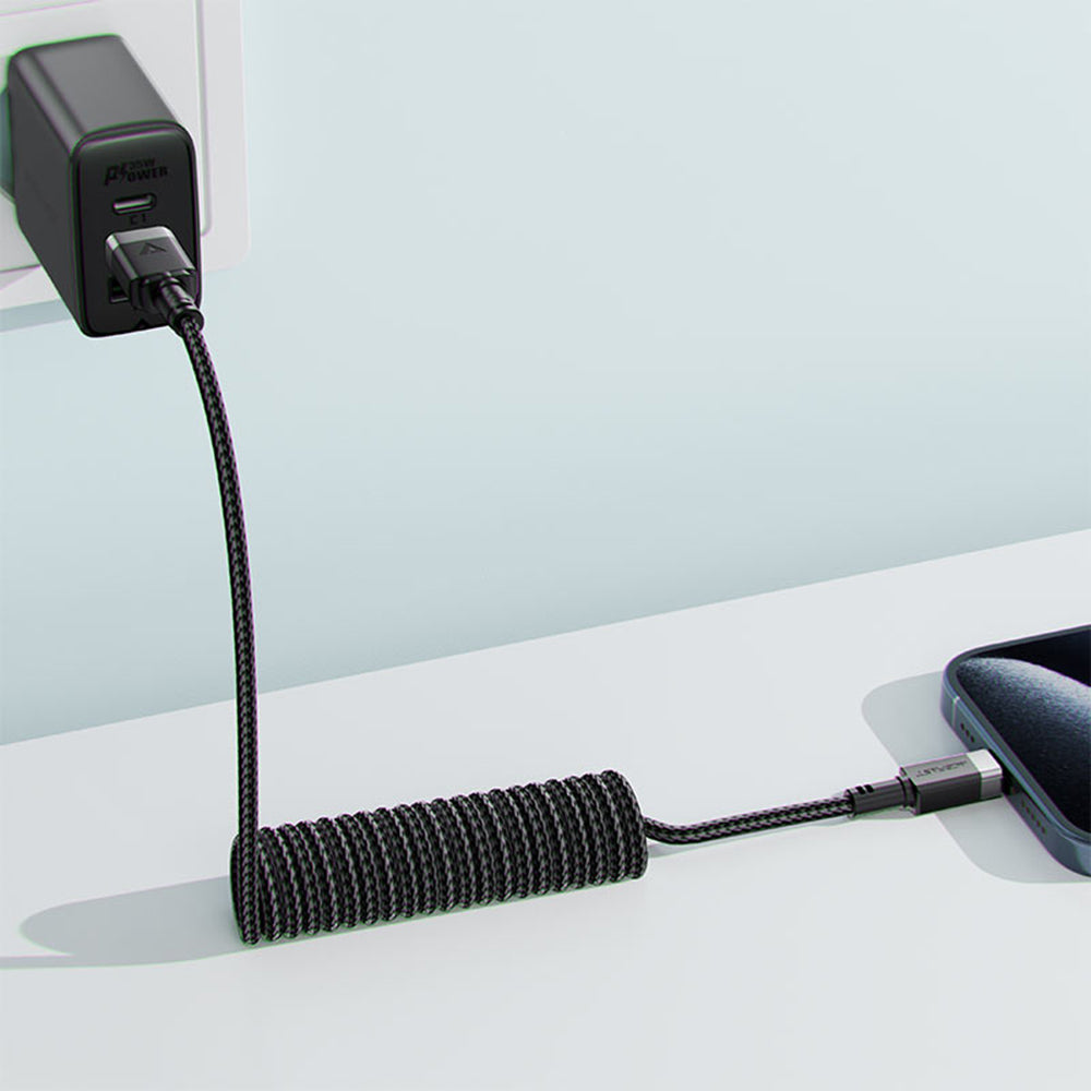 Data- og opladningskabel USB-A - USB-C Acefast C14-04, 18W, 1,2m, Sort