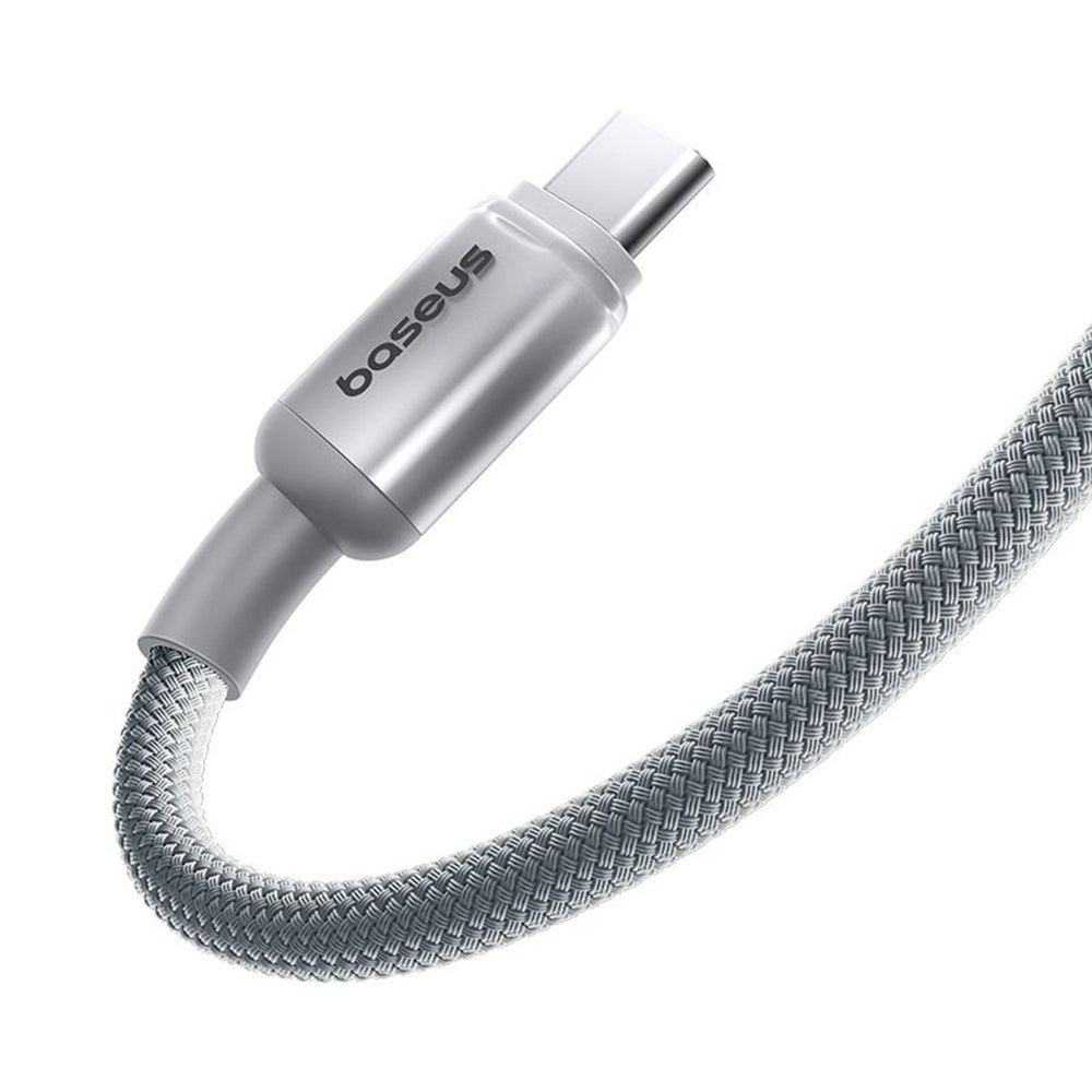 USB-A til USB-C data- og opladningskabel Baseus Discolor, 100W, 2m, Sølv E0420803