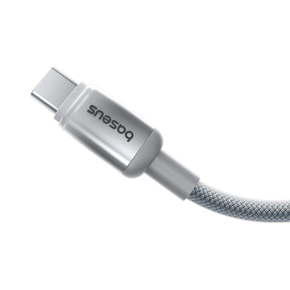USB-A til USB-C data- og opladningskabel Baseus Discolor, 100W, 2m, Sølv E0420803