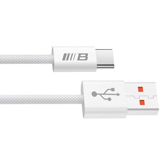 Data- og opladningskabel USB-A - USB-C Blueo, 18W, 1,5m, Hvid