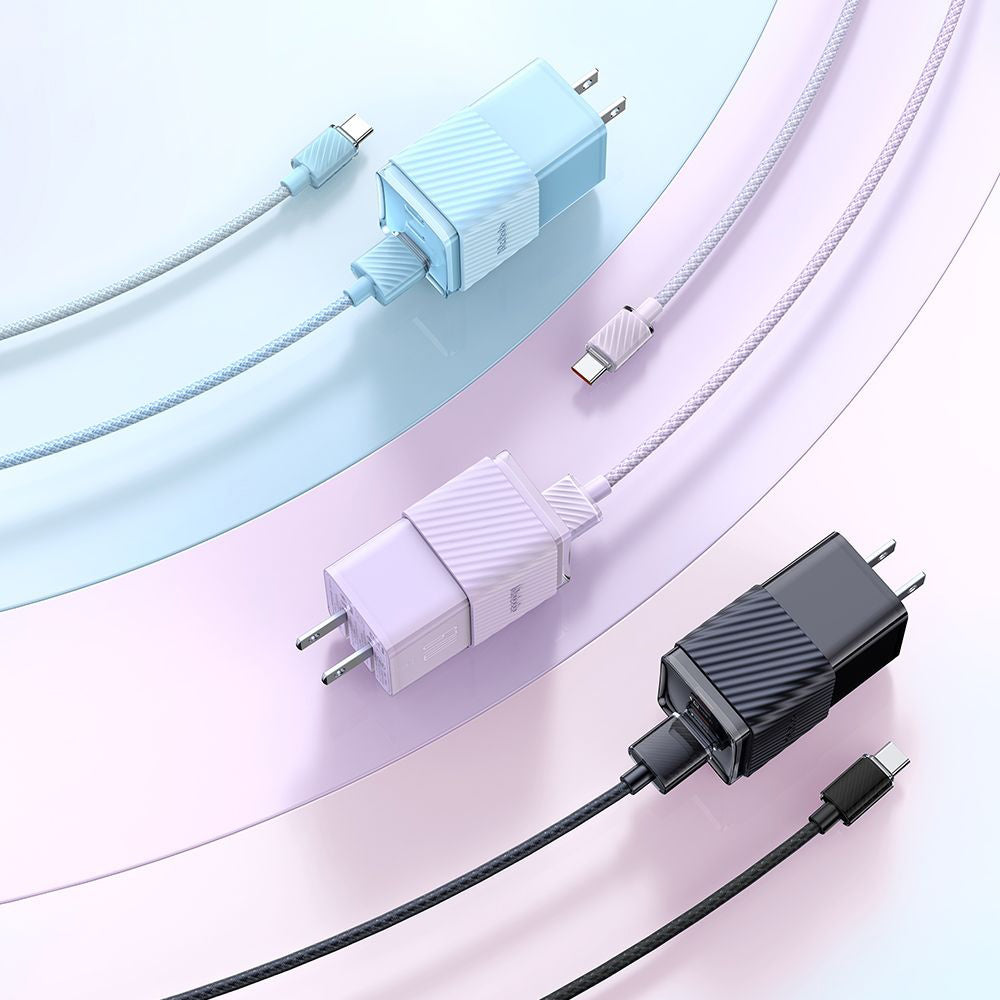 USB-A to USB-C Data and Charging Cable McDodo CA-3650, 100W, 1.2m, Black