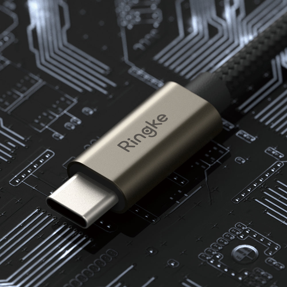 Data- og opladningskabel USB-A - USB-C Ringke, 60W, 2m, Sort