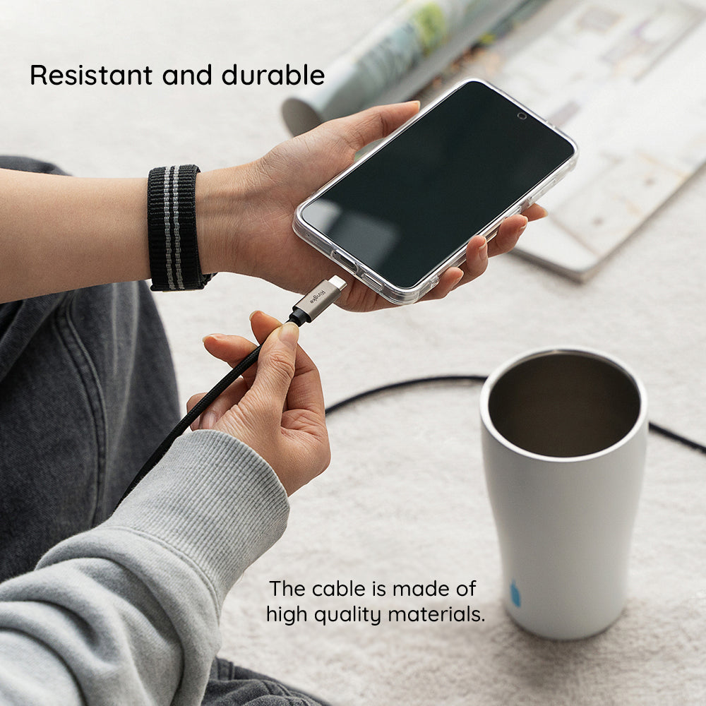 Data- og opladningskabel USB-A - USB-C Ringke, 60W, 2m, Sort