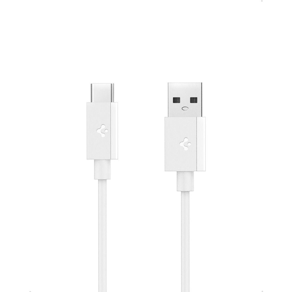 Data- og opladningskabel USB-A - USB-C Spigen Essential, 60W, 2m, Hvid ACA08716