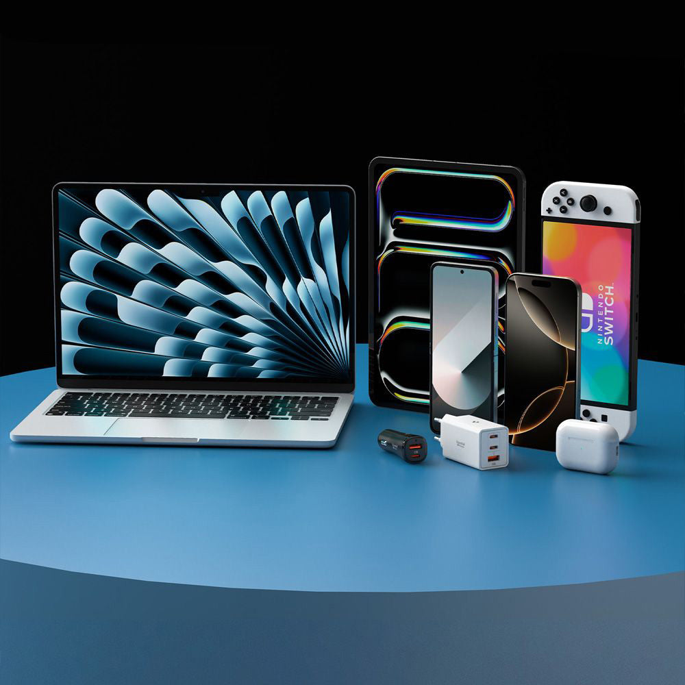 Data- og opladningskabel USB-A - USB-C Spigen Essential, 60W, 2m, Hvid ACA08716
